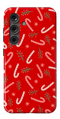 Peppermint Kiss | Candy Cane Case Phone Case Casetry Essential Galaxy S24 