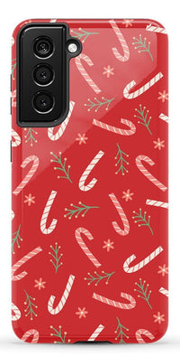 Peppermint Kiss | Candy Cane Case Phone Case Casetry Essential Galaxy S21 