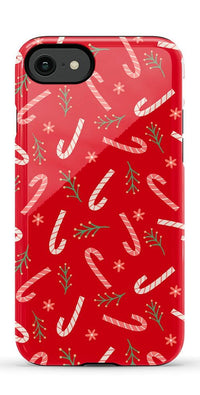 Peppermint Kiss | Candy Cane Case Phone Case Casetry Essential iPhone SE (2020 & 2022) 