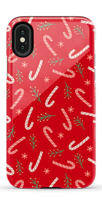 Peppermint Kiss | Candy Cane Case Phone Case Casetry Essential iPhone X / XS 