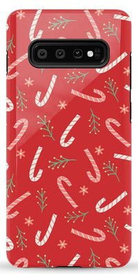 Peppermint Kiss | Candy Cane Case Phone Case Casetry Essential Galaxy S10 Plus 