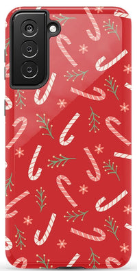 Peppermint Kiss | Candy Cane Case Phone Case Casetry Essential Galaxy S21 Plus 