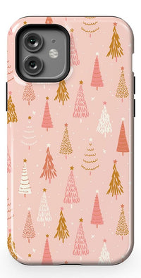 Bubblegum Forest | Christmas Tree Case Phone Case Casetry Essential + MagSafe® iPhone 12 Pro 