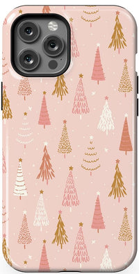 Bubblegum Forest | Christmas Tree Case Phone Case Casetry Essential + MagSafe® iPhone 12 Pro Max 