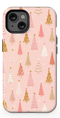 Bubblegum Forest | Christmas Tree Case Phone Case Casetry Essential + MagSafe® iPhone 13 