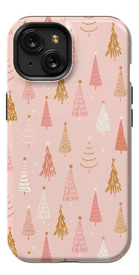 Bubblegum Forest | Christmas Tree Case Phone Case Casetry Essential + MagSafe® iPhone 15 