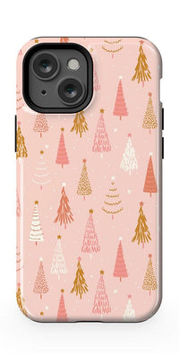 Bubblegum Forest | Christmas Tree Case Phone Case Casetry Essential + MagSafe® iPhone 13 Mini 