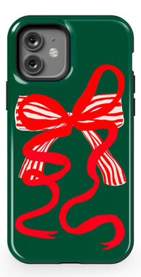 Santa's Favorite | Holiday Bow Case Phone Case Casetry Essential + MagSafe® iPhone 12 Pro 