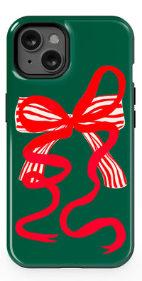 Santa's Favorite | Holiday Bow Case Phone Case Casetry Essential + MagSafe® iPhone 13 