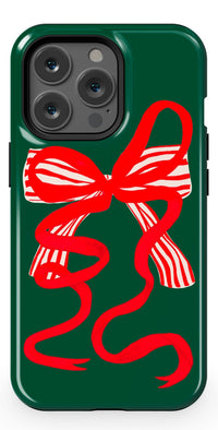 Santa's Favorite | Holiday Bow Case Phone Case Casetry Essential + MagSafe® iPhone 13 Pro 