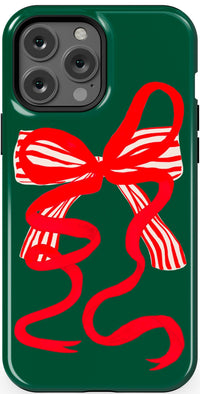 Santa's Favorite | Holiday Bow Case Phone Case Casetry Essential + MagSafe® iPhone 13 Pro Max 