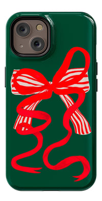 Santa's Favorite | Holiday Bow Case Phone Case Casetry Essential + MagSafe® iPhone 14 