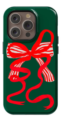 Santa's Favorite | Holiday Bow Case Phone Case Casetry Essential + MagSafe® iPhone 14 Pro 