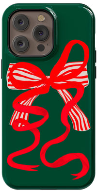 Santa's Favorite | Holiday Bow Case Phone Case Casetry Essential + MagSafe® iPhone 14 Pro Max 