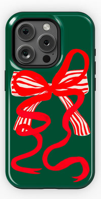 Santa's Favorite | Holiday Bow Case Phone Case Casetry Essential + MagSafe® iPhone 15 Pro 