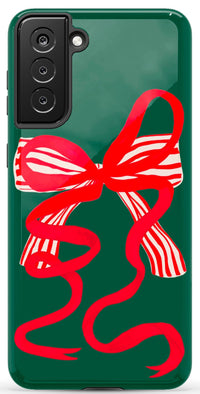 Santa's Favorite | Holiday Bow Case Phone Case Casetry Essential Galaxy S21 Plus 