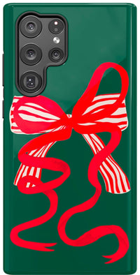 Santa's Favorite | Holiday Bow Case Phone Case Casetry Essential Galaxy S22 Ultra 