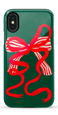 Santa's Favorite | Holiday Bow Case Phone Case Casetry Essential iPhone X / XS 