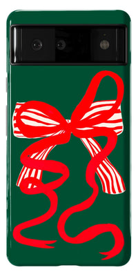 Santa's Favorite | Holiday Bow Case Phone Case Casetry Essential Google Pixel 6 