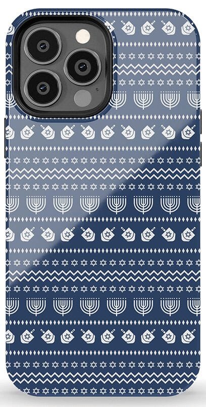 Light the Night | Hannukah Case Phone Case Casetry Essential + MagSafe® iPhone 13 Pro Max