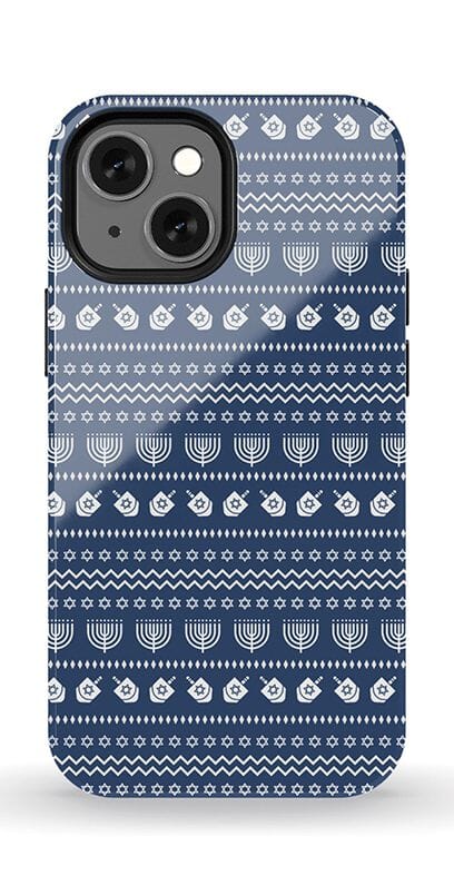 Light the Night | Hannukah Case Phone Case Casetry Essential + MagSafe® iPhone 13 Mini