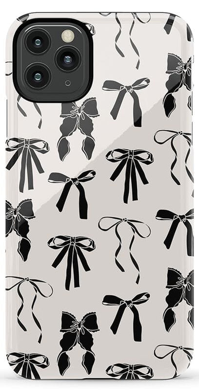 Goth Girlie | Black Bows Case Phone Case Casetry Essential iPhone 11 Pro Max 