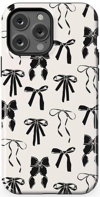 Goth Girlie | Black Bows Case Phone Case Casetry Essential + MagSafe® iPhone 13 Pro Max 