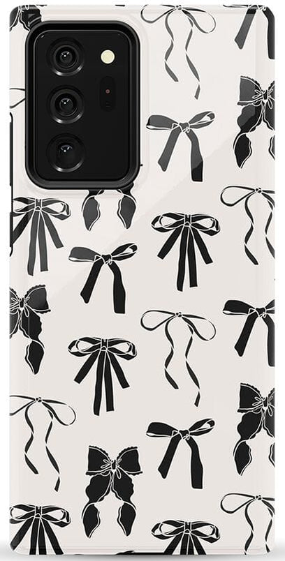 Goth Girlie | Black Bows Case Phone Case Casetry Essential Galaxy Note 20 Ultra 