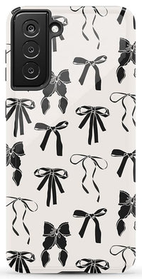 Goth Girlie | Black Bows Case Phone Case Casetry Essential Galaxy S21 Plus 