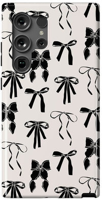 Goth Girlie | Black Bows Case Phone Case Casetry Essential Galaxy S24 Ultra 