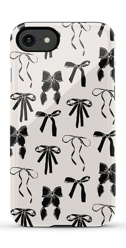 Goth Girlie | Black Bows Case Phone Case Casetry Essential iPhone SE (2020 & 2022) 