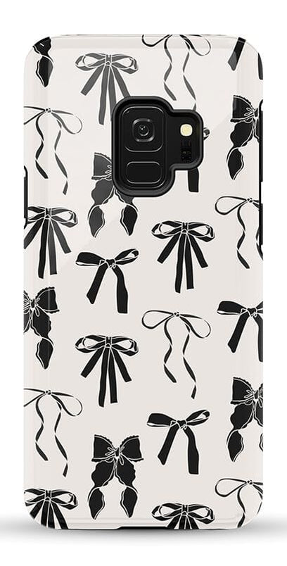 Goth Girlie | Black Bows Case Phone Case Casetry Essential Galaxy S9 