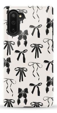 Goth Girlie | Black Bows Case Phone Case Casetry Essential Galaxy Note 10 