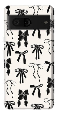 Goth Girlie | Black Bows Case Phone Case Casetry Essential Google Pixel 7 