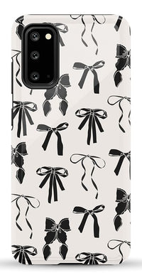 Goth Girlie | Black Bows Case Phone Case Casetry Essential Galaxy S20 