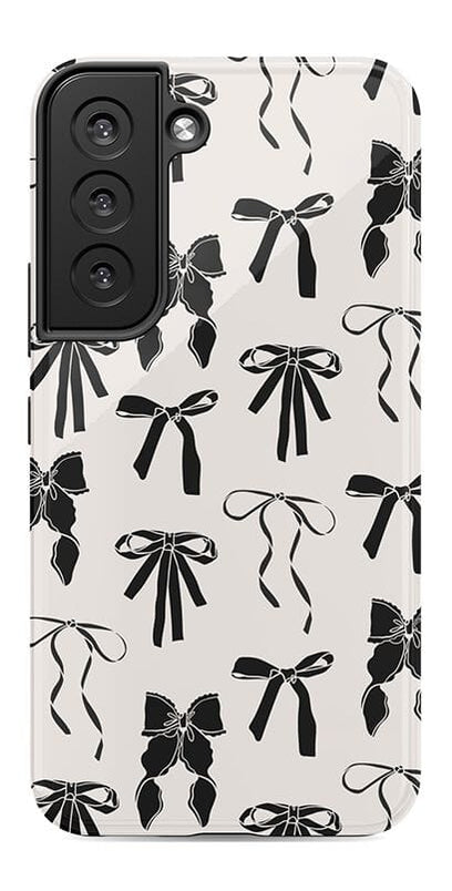 Goth Girlie | Black Bows Case Phone Case Casetry Essential Galaxy S22 