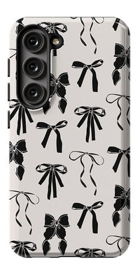 Goth Girlie | Black Bows Case Phone Case Casetry Essential Galaxy S23 