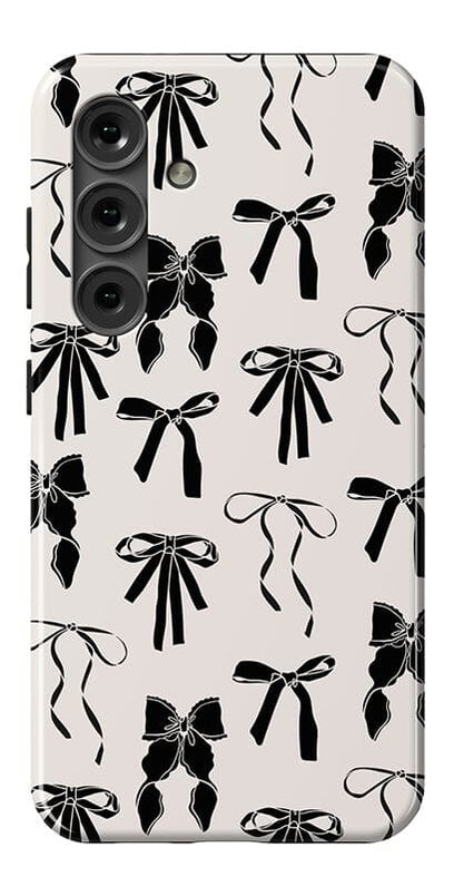 Goth Girlie | Black Bows Case Phone Case Casetry Essential Galaxy S24 