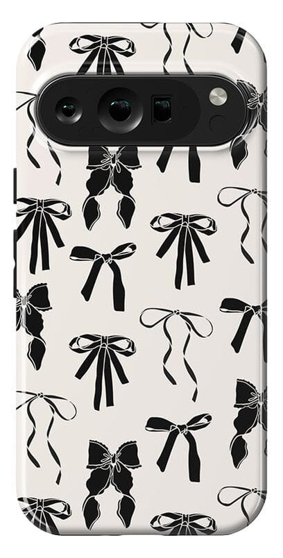 Goth Girlie | Black Bows Case Phone Case Casetry Essential Google Pixel 9 Pro 