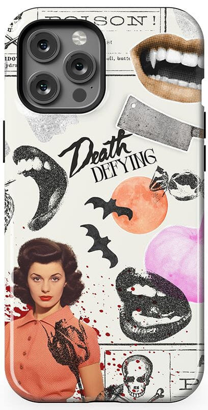 If You Dare | Horror Collage Case Phone Case Casetry Essential + MagSafe® iPhone 12 Pro Max 