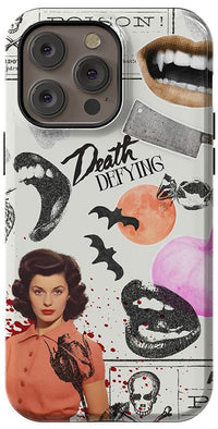 If You Dare | Horror Collage Case Phone Case Casetry Essential + MagSafe® iPhone 14 Pro Max 