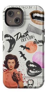 If You Dare | Horror Collage Case Phone Case Casetry Essential + MagSafe® iPhone 14 