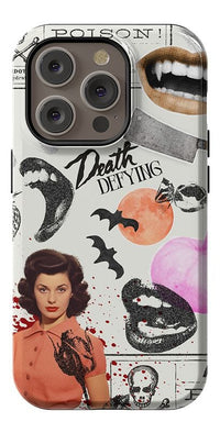 If You Dare | Horror Collage Case Phone Case Casetry Essential + MagSafe® iPhone 14 Pro 