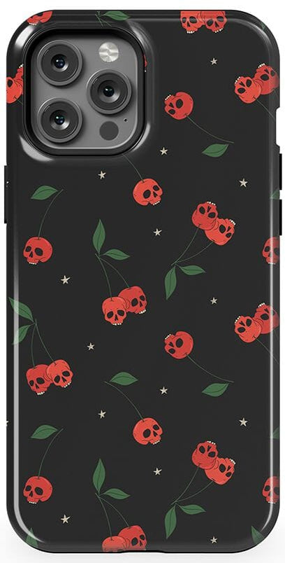 Sweet Revenge | Cherry Skulls Case Phone Case Casetry Essential + MagSafe® iPhone 12 Pro Max 