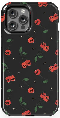 Sweet Revenge | Cherry Skulls Case Phone Case Casetry Essential + MagSafe® iPhone 12 Pro Max 