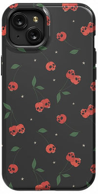 Sweet Revenge | Cherry Skulls Case Phone Case Casetry Essential + MagSafe® iPhone 15 Plus 