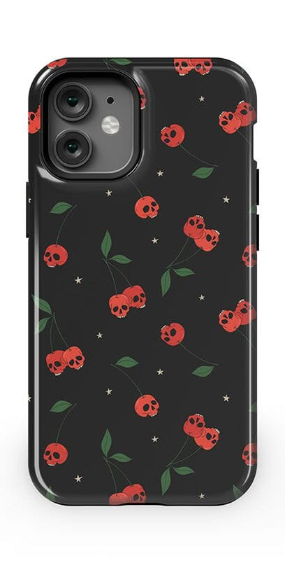 Sweet Revenge | Cherry Skulls Case Phone Case Casetry Essential + MagSafe® iPhone 12 Mini 