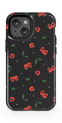 Sweet Revenge | Cherry Skulls Case Phone Case Casetry Essential + MagSafe® iPhone 13 Mini 