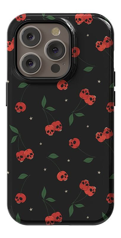 Sweet Revenge | Cherry Skulls Case Phone Case Casetry Essential + MagSafe® iPhone 14 Pro 