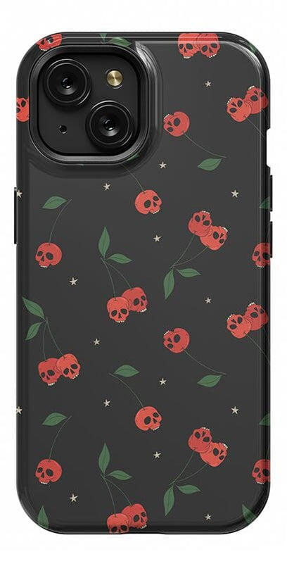 Sweet Revenge | Cherry Skulls Case Phone Case Casetry Essential + MagSafe® iPhone 15 